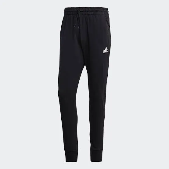 ADIDAS ESSENTIALS SINGLE JERSEY TAPERED CUFF JOGGERS - IC9417