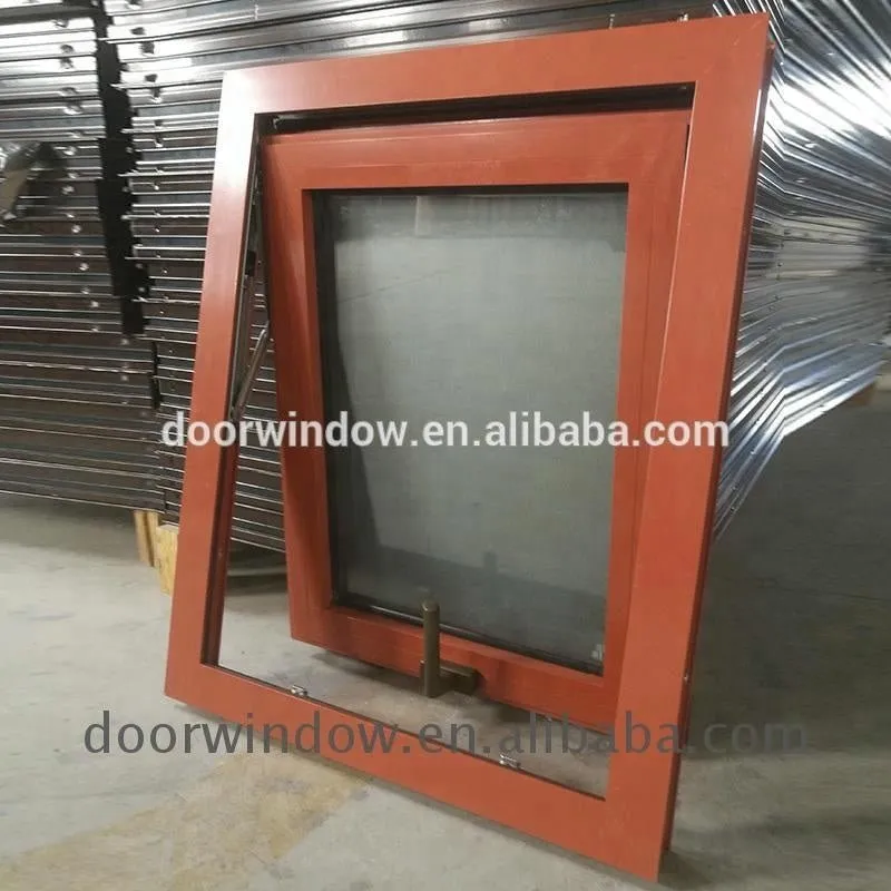 Awning windows standard bathroom window size with flyscreen blind insideby Doorwin on Alibaba