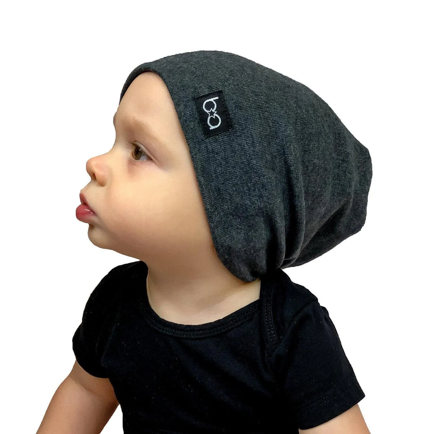 Babyfied Apparel - Beanie - Charcoal (3-36m)