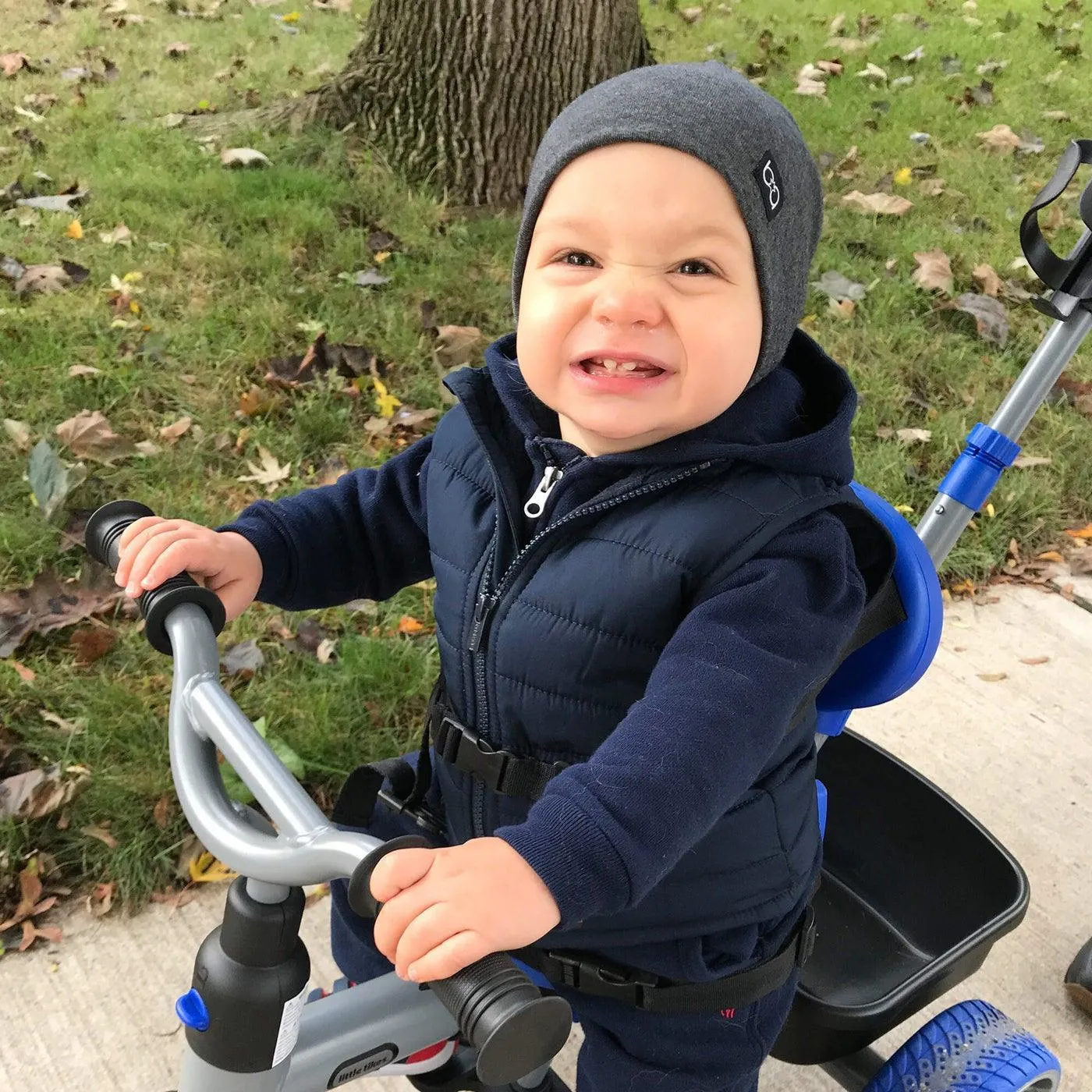 Babyfied Apparel - Beanie - Charcoal (3-36m)