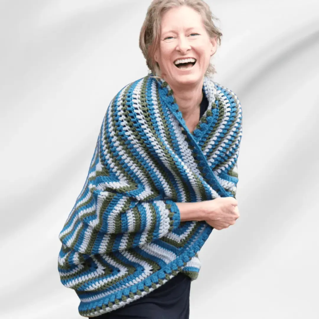 Cozy Cardi: Made-to-Fit, Easy Crochet Sweater Pattern for Beginners