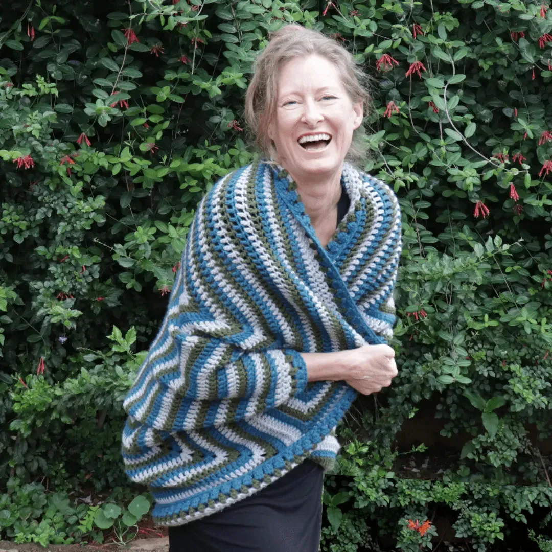 Cozy Cardi: Made-to-Fit, Easy Crochet Sweater Pattern for Beginners