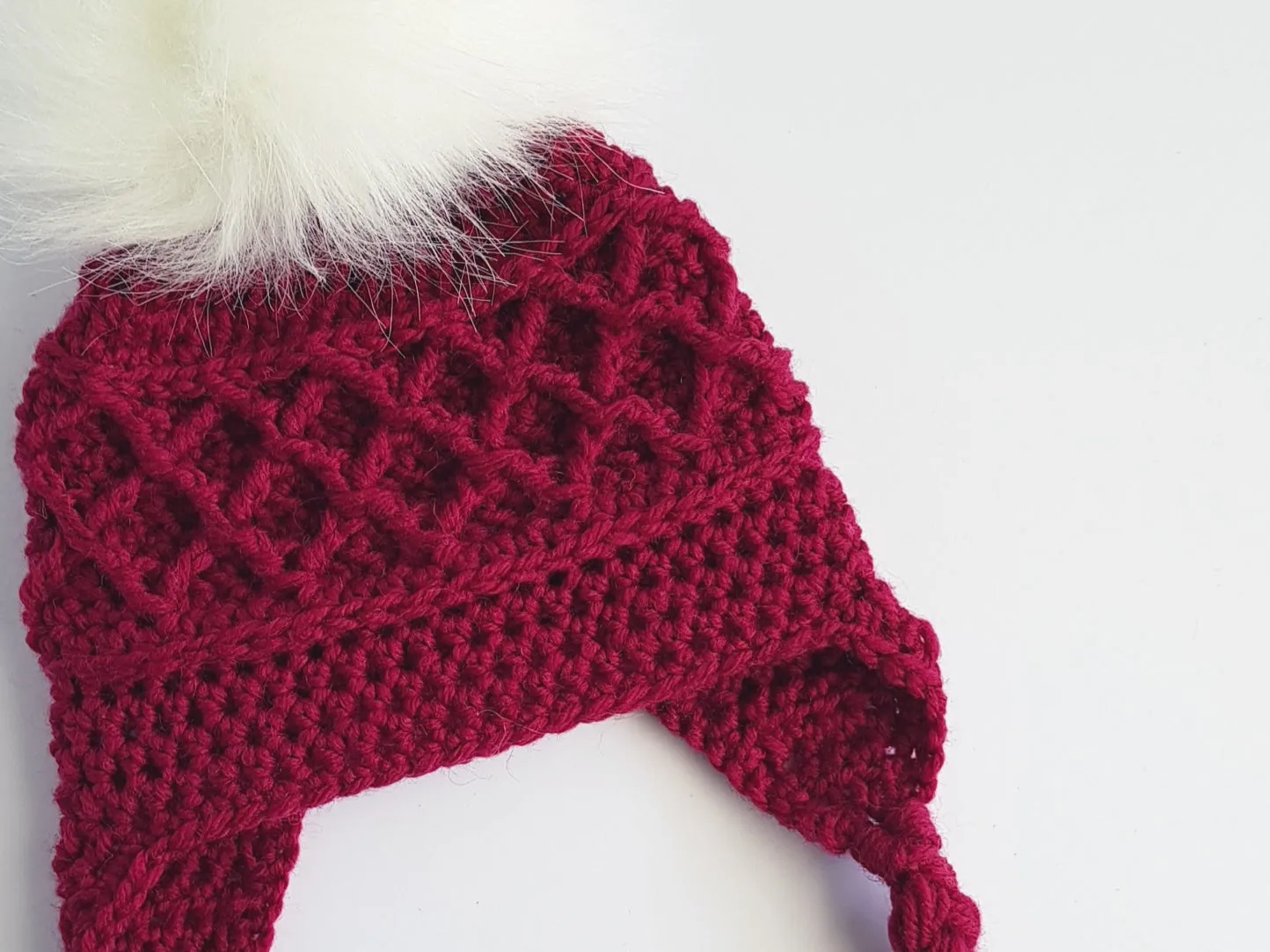 CROCHET PATTERN - Lattice Beanie