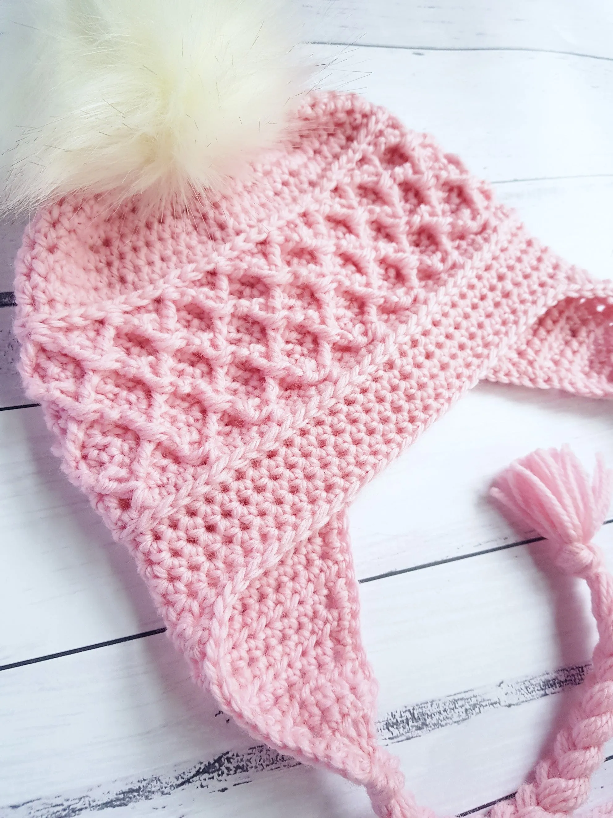 CROCHET PATTERN - Lattice Beanie