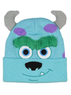 Disney Monsters Inc. Sulley Beanie Embroidered 3D Character Design Costume Hat