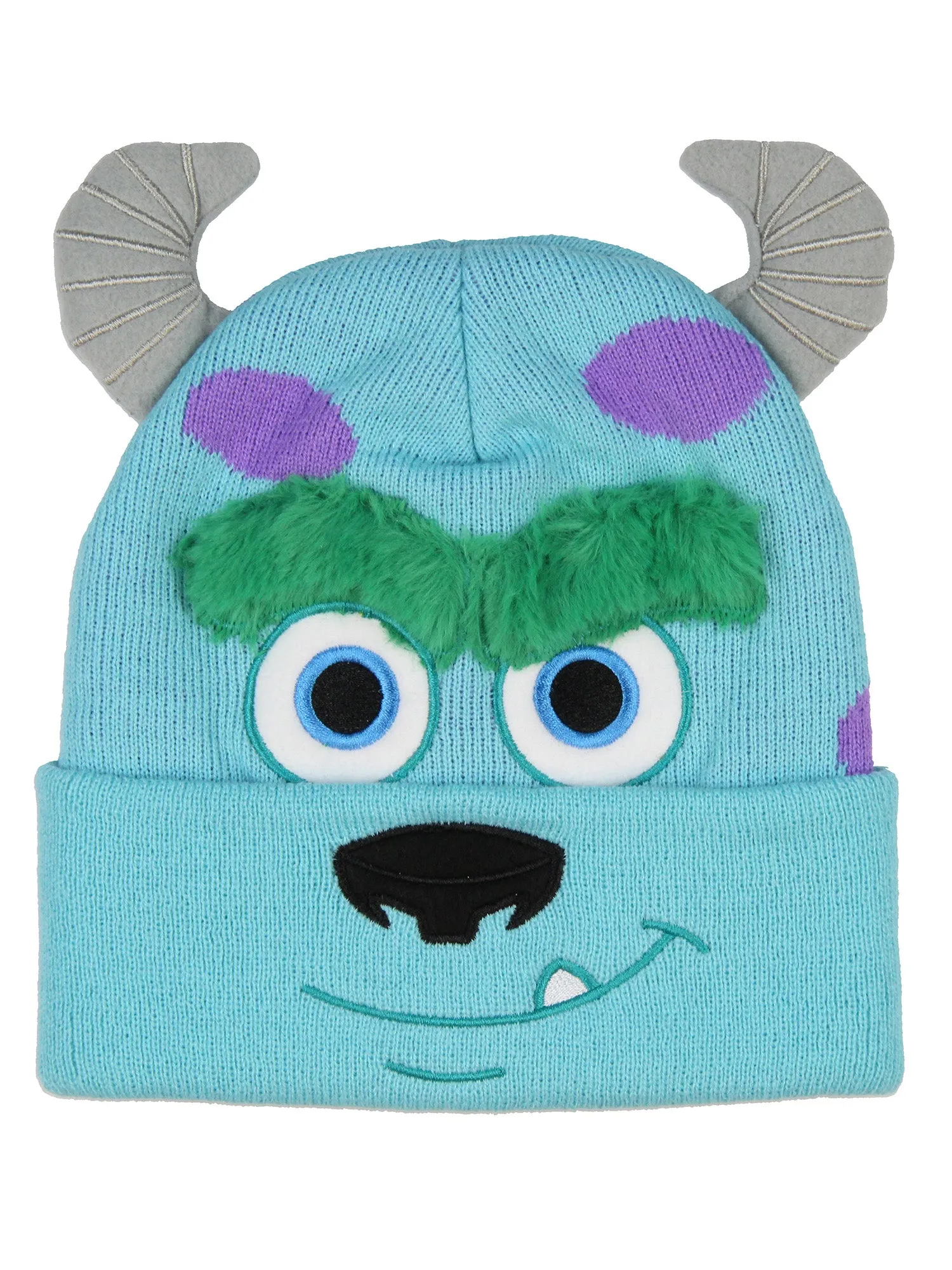 Disney Monsters Inc. Sulley Beanie Embroidered 3D Character Design Costume Hat