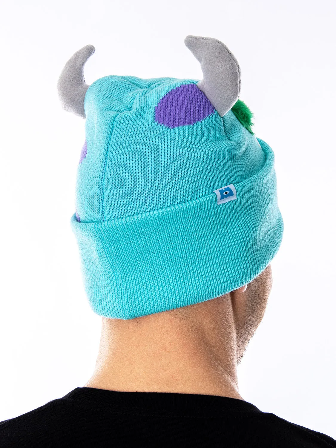 Disney Monsters Inc. Sulley Beanie Embroidered 3D Character Design Costume Hat