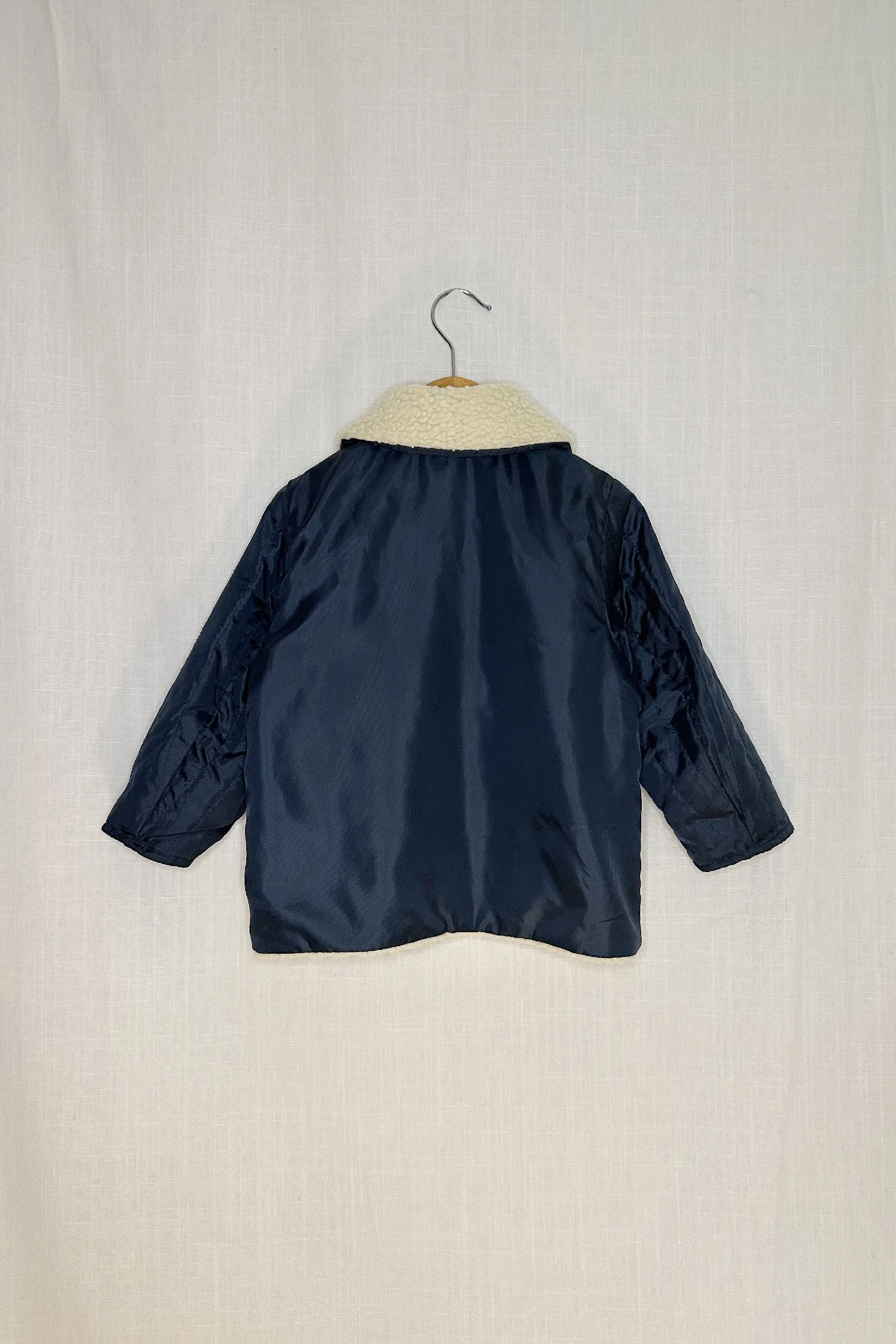 MINI: ARKET NYLON & SHERPA AVIATOR LINER JACKET