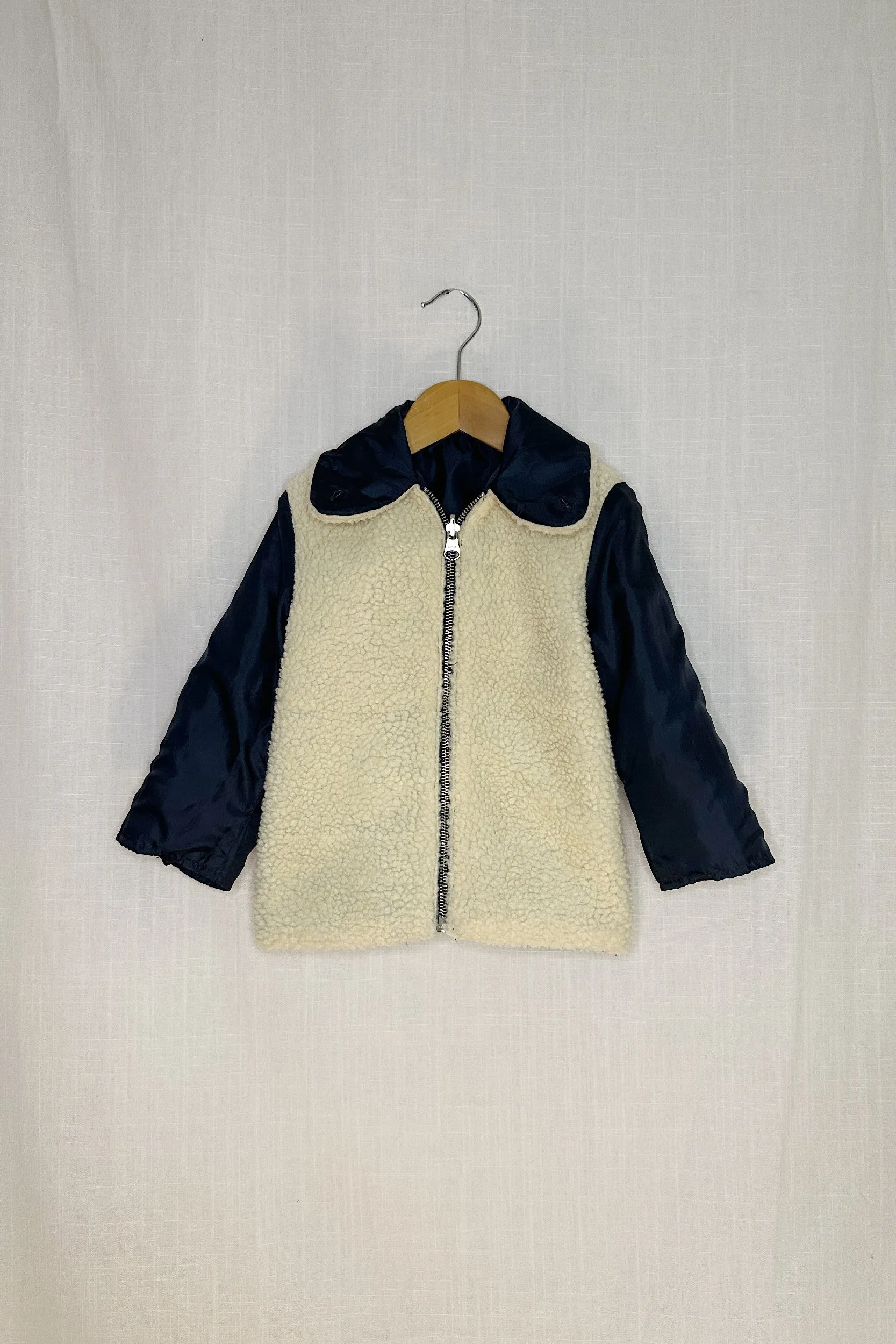MINI: ARKET NYLON & SHERPA AVIATOR LINER JACKET