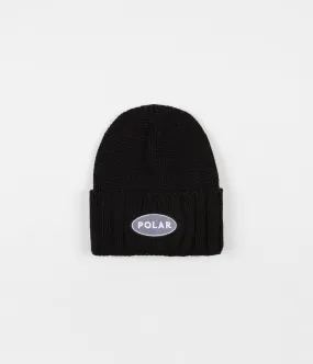 Polar Patch Beanie - Black