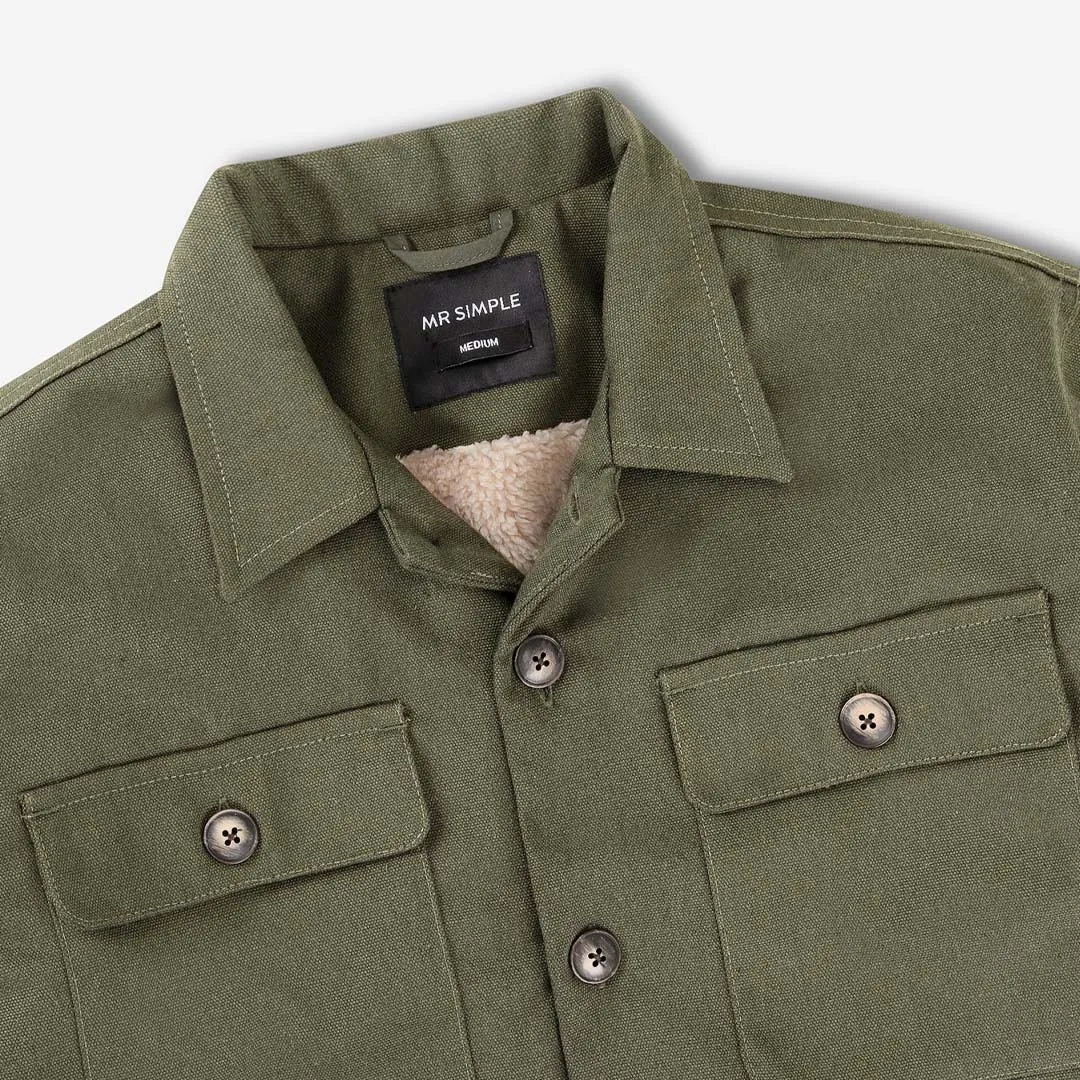 STOCKYARD SHERPA JACKET | FATIGUE