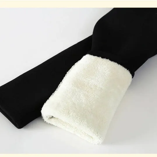Woat - Hight Waist Warm Fleece Leggings