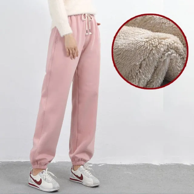 Woat - Hight Waist Warm Fleece Leggings