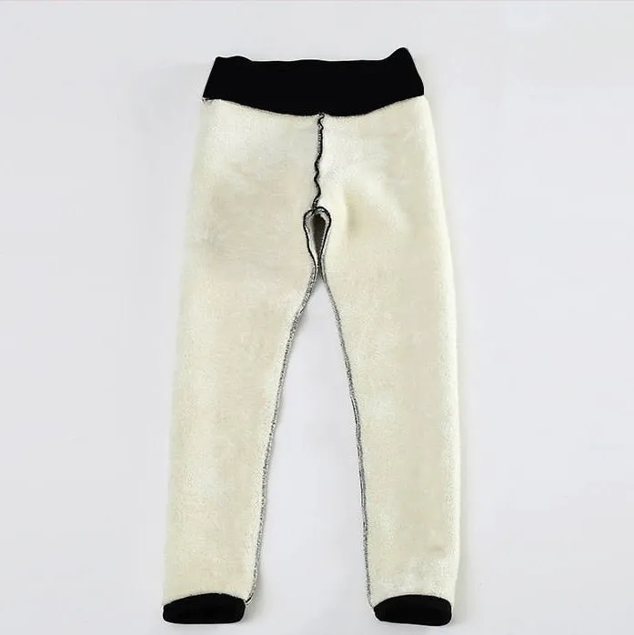 Woat - Hight Waist Warm Fleece Leggings