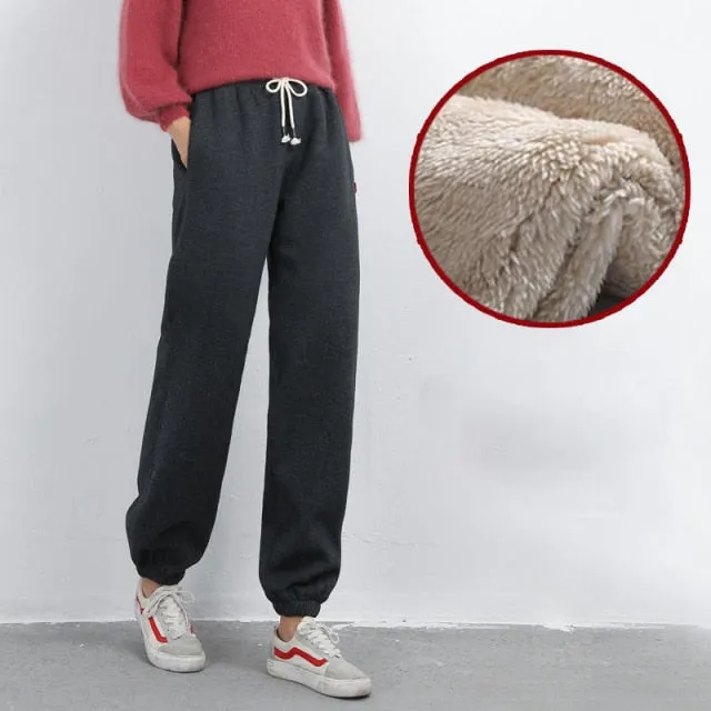 Woat - Hight Waist Warm Fleece Leggings