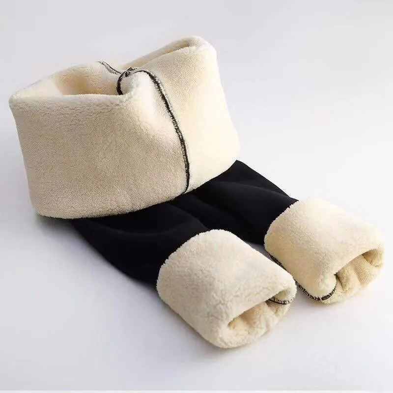 Woat - Hight Waist Warm Fleece Leggings